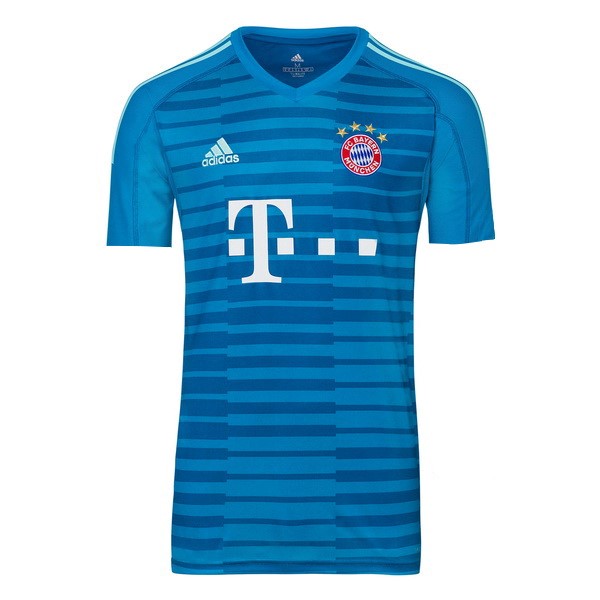 Auswarts Trikot Torwart Bayern München 2018-19 Blau Fussballtrikots Günstig